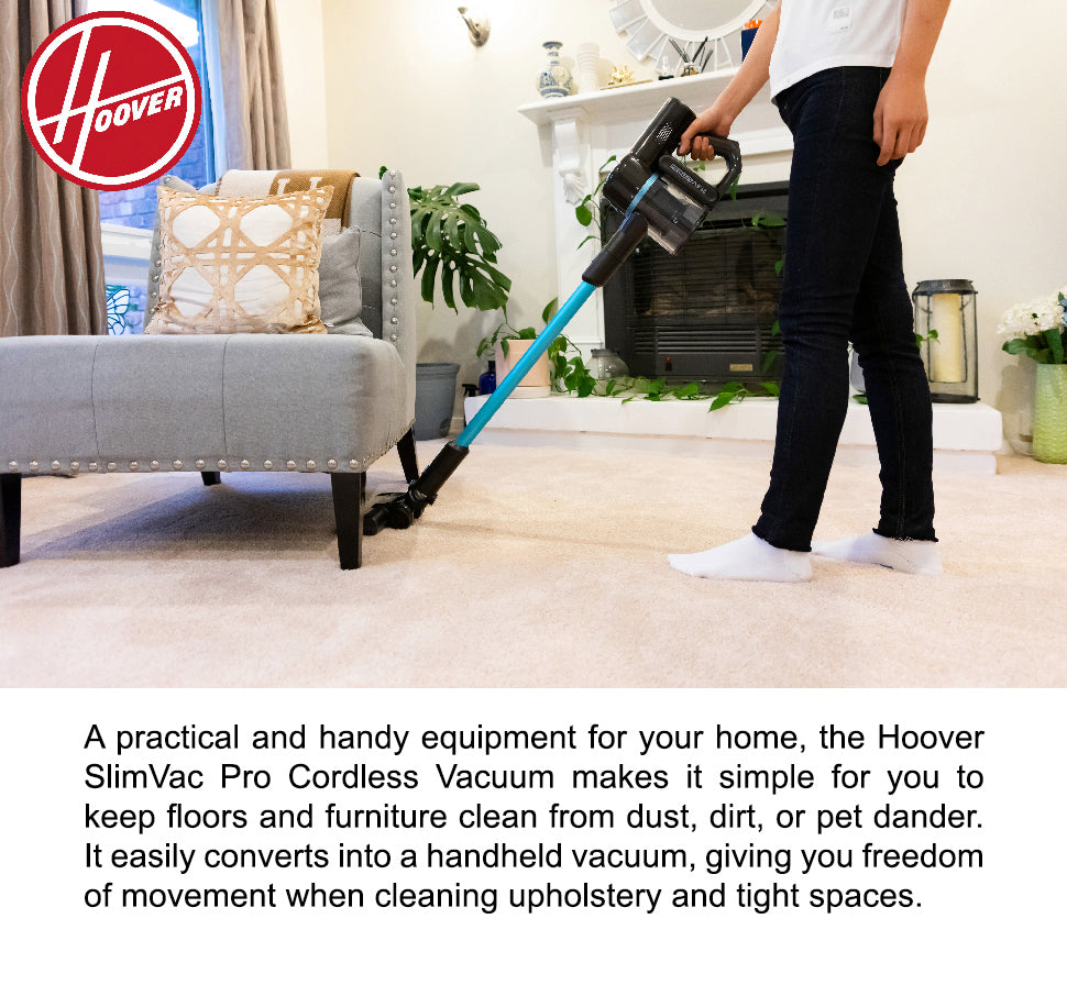 Hoover | HSV-SLP-SAA | SLIMVAC Pro Cordless Vacuum, Turquoise | 2 Years Warranty