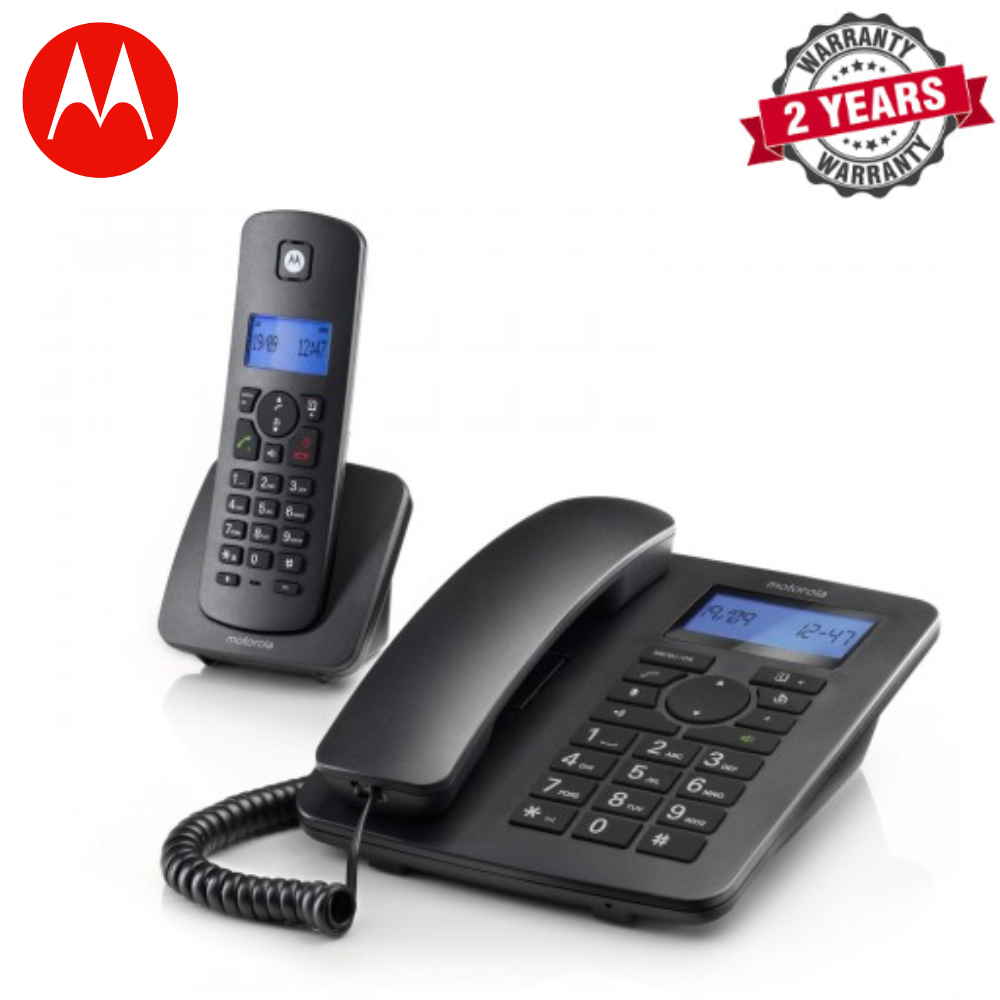 Motorola | C4201 | Cordless/Corded Telephone Combo | 2 Years Warranty