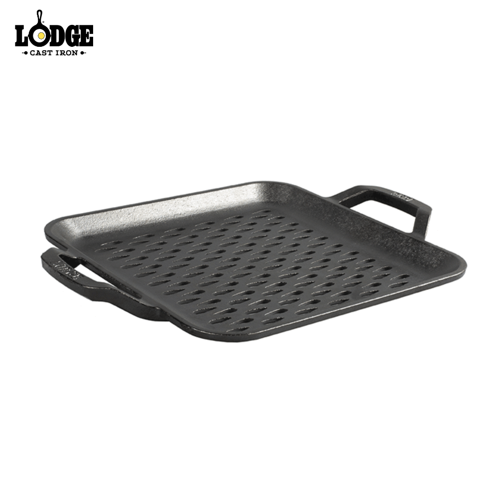 Lodge | LC11SGTINT | Chef Collection 11" Cast Iron Square Grill Topper