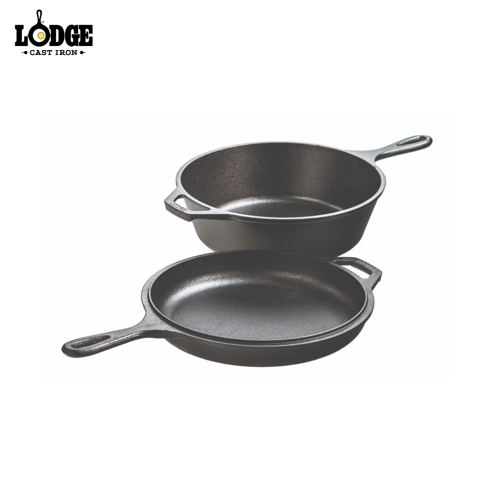 Lodge | LCC3 | Seasoned Cast Iron Combo Cooker 3.2QT/10.25"