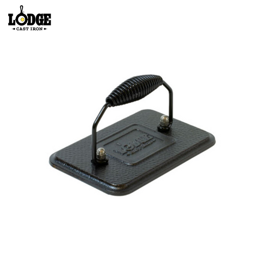 Lodge | LGP3 | 17.1 x 11.4 cm Seasoned Cast Iron Grill Press