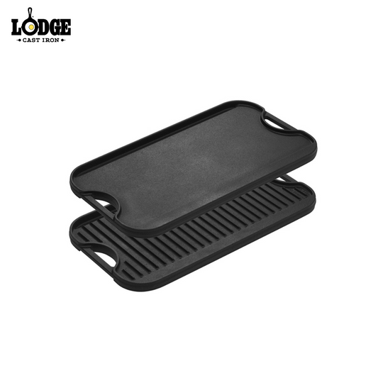 Lodge | LPGI3 | Cast Iron Pro-Grid Seasoned Cast Iron Reversible Grill/Griddle