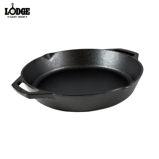 Lodge | L10SKLINT | Cast Iron Classic Seasoned Cast Iron Dual Handle Pan 12"