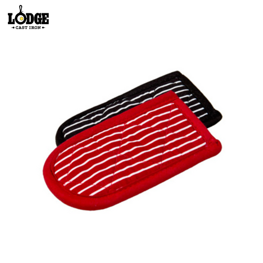 Lodge| 2HH2 |  Cast Iron Set of 2 Striped Fabric Hot Handle Holders