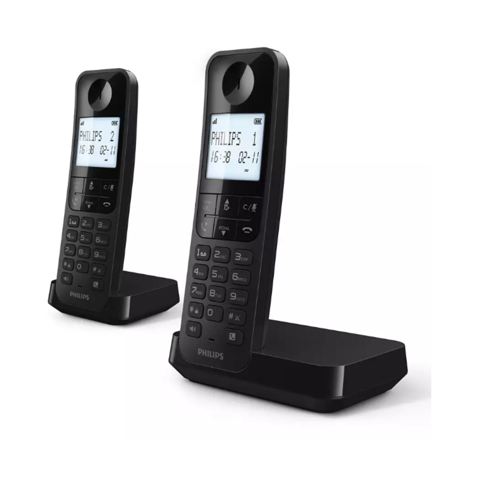 Philips | D2702B/90 | Cordless Phone Duo | 1 Year Warranty