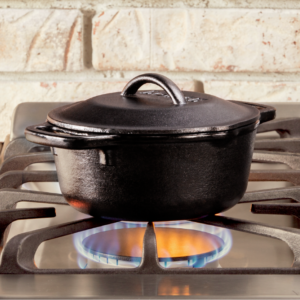 Lodge | L1SP3 | 16.5cm Seasoned Cast Iron Dutch Oven