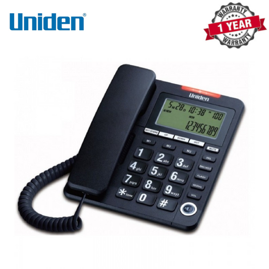 Uniden | AS7408 | Uniden Big Display, Button Speaker | 1 Year Warranty