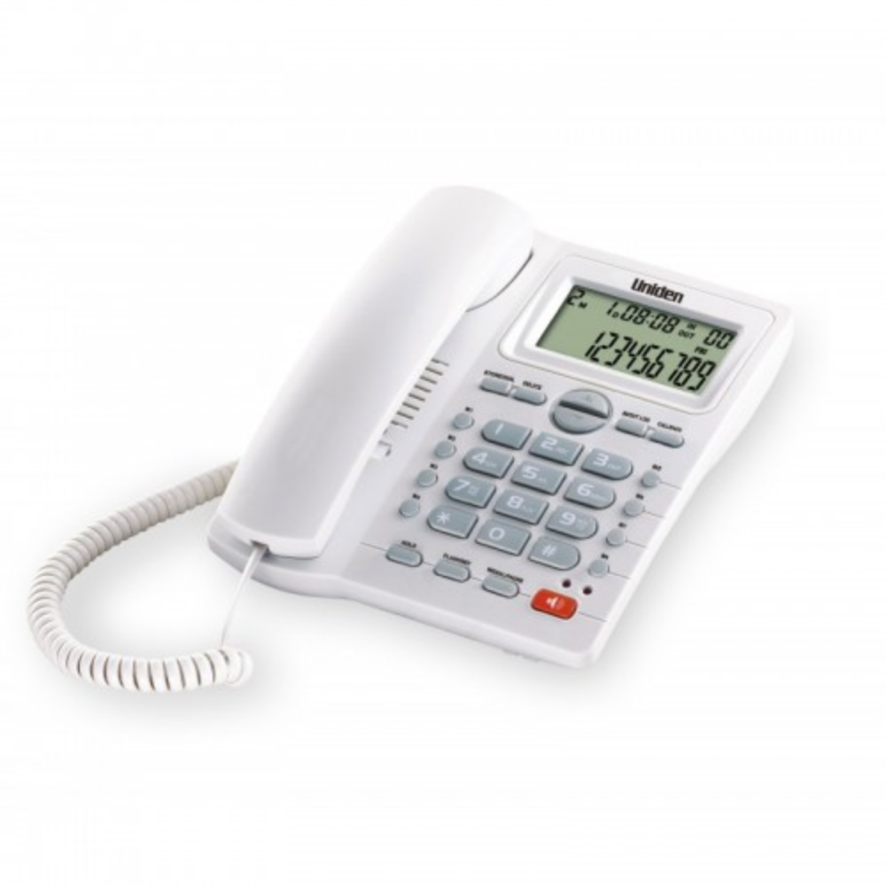 Uniden | AS7412 | Cordless Phone, Big LCD Music On Hold | 1 Year Warranty