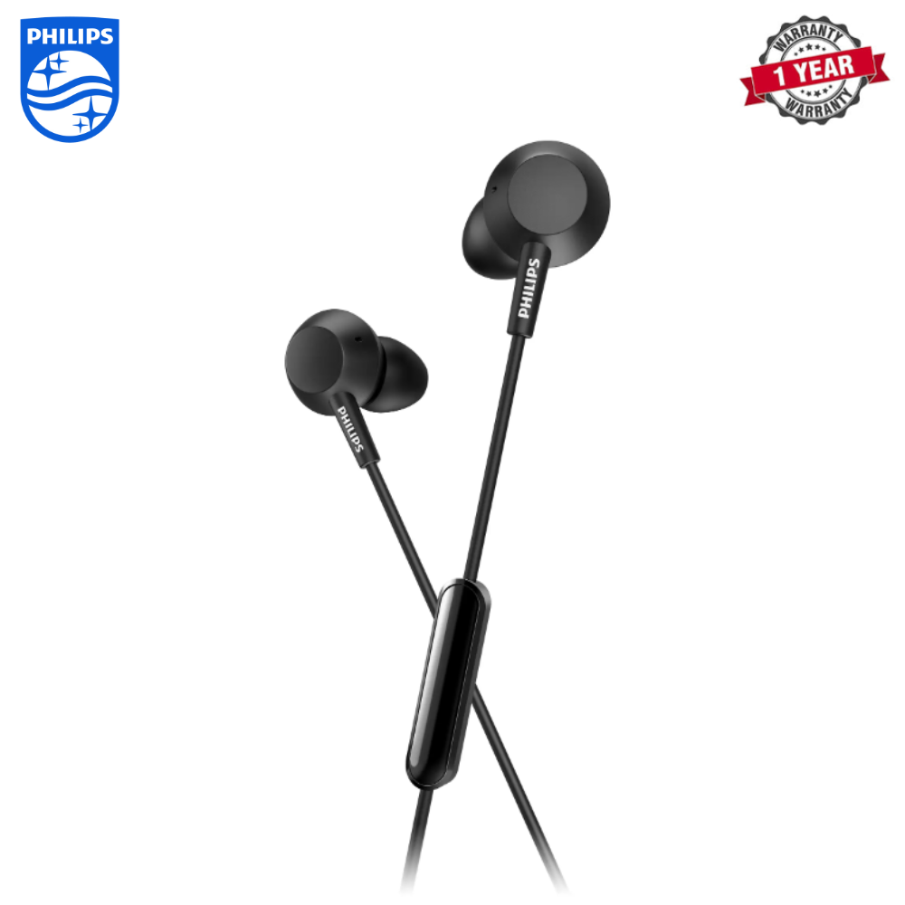 Philips | TAE4105BK/00 | Wired In-ear with Mic | 1 Year Warranty