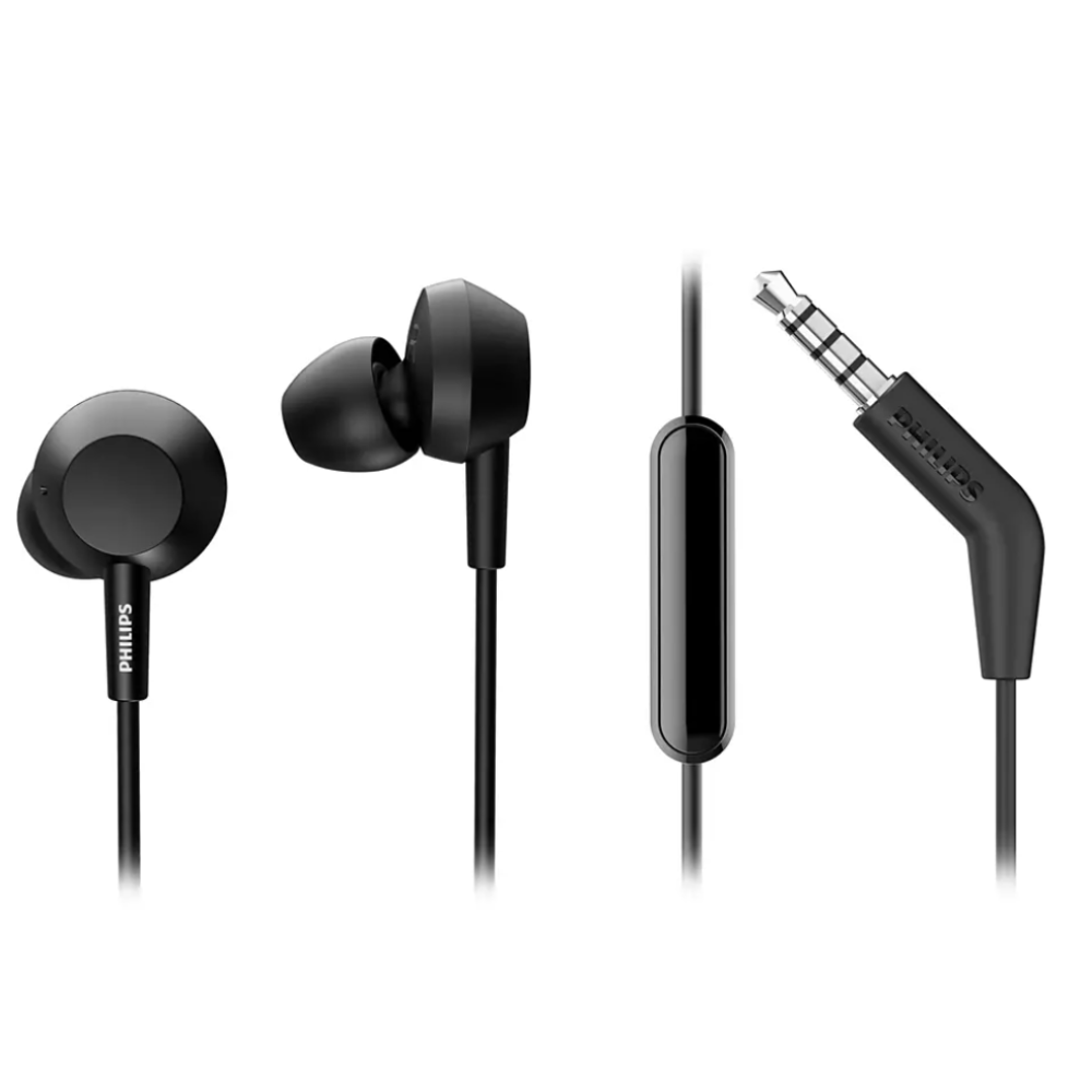 Philips | TAE4105BK/00 | Wired In-ear with Mic | 1 Year Warranty