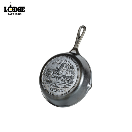 Lodge | L5SKWLDKINT | Wildlife Series™ 20.3 cm Seasoned Cast Iron Duck Skillet