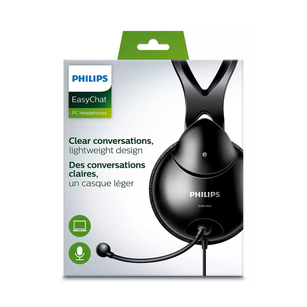 PHILIPS | SHM1900/00 | Wired PC Headset | 1 Year Warranty