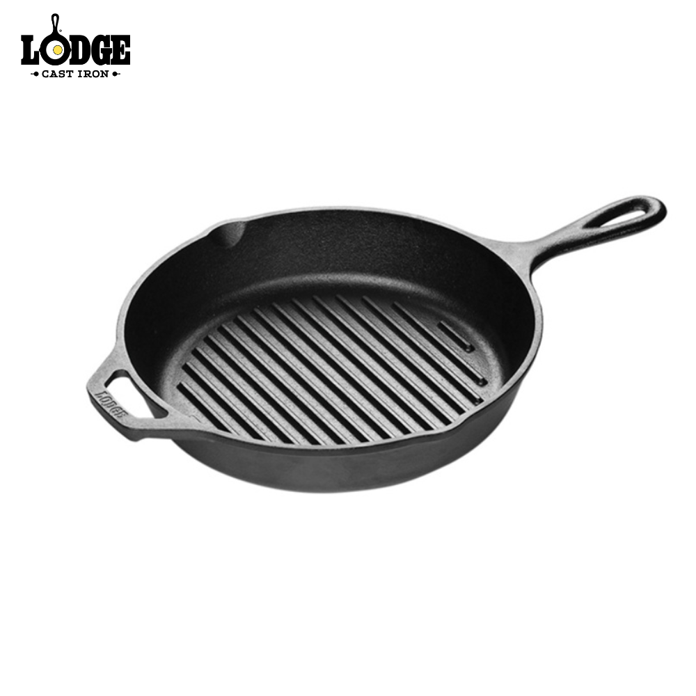 Lodge | L8GP3 | Cast Iron Classic Seasoned Cast Iron Grill Pan