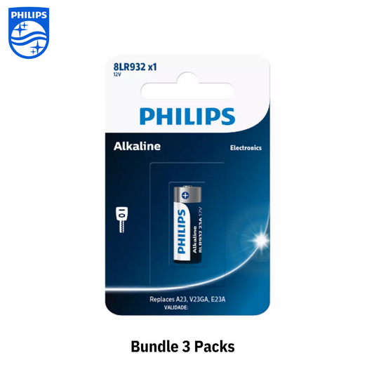 Philips | 8LR932/40 | Alkaline 12 V Battery | Bundle 3 Packs