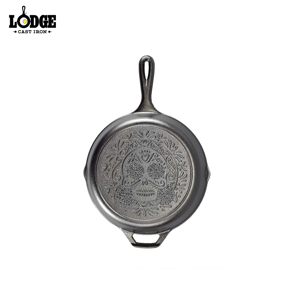 Lodge | L8SKULL | 10.25" Seasoned Cast Iron Sugar Skull Skillet