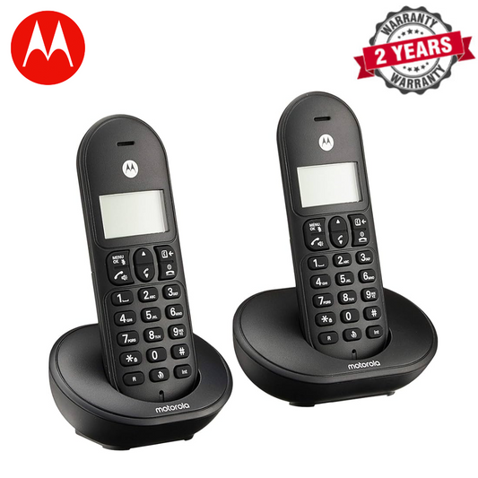 Motorola | T102 BK | Cordless Phone Handset Combo | 2 Year Warranty