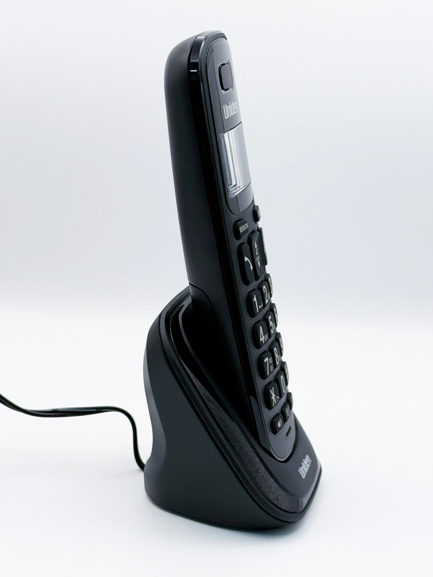 Uniden AT4505BK | Cordless & Corded Combo Dect Phone | Big Display | Big Keypad | Speaker Telephone | Black