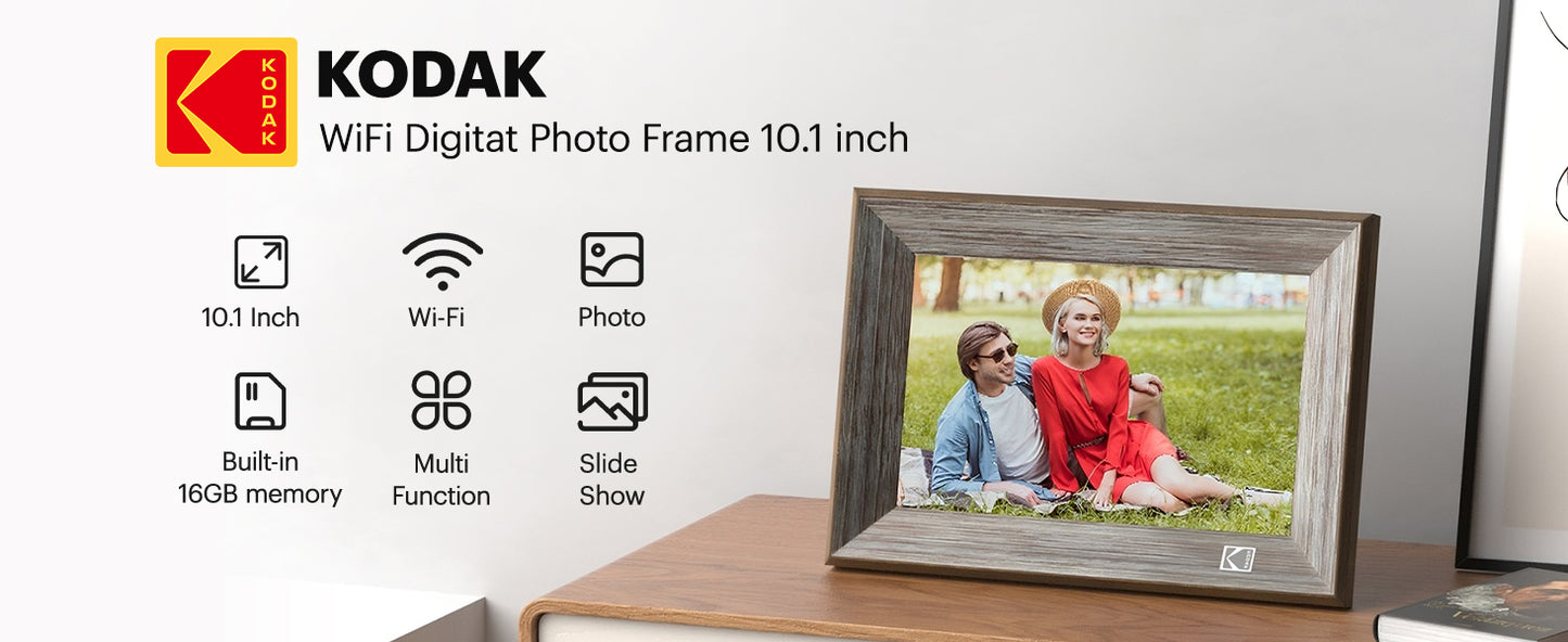 Kodak | RCF-1013W | 10 inch Digital Photoframe | 1 Year Warranty