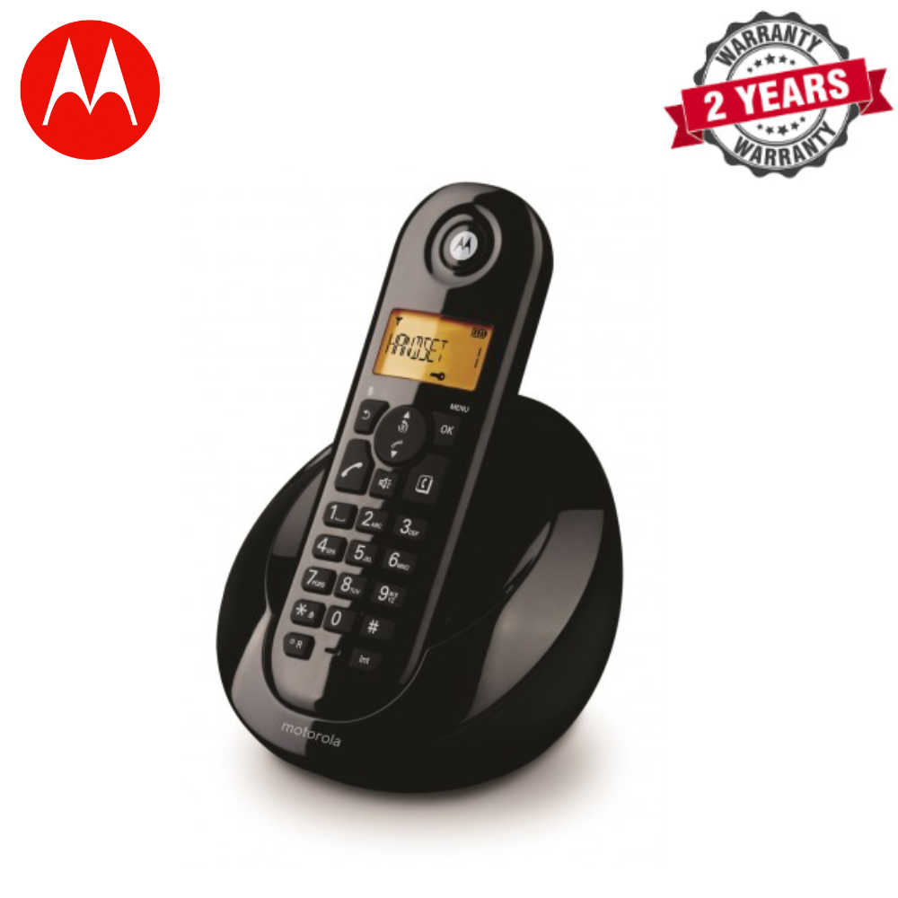 Motorola | C601 | Curve Design Digital Cordless Phone | 2 Year Warranty