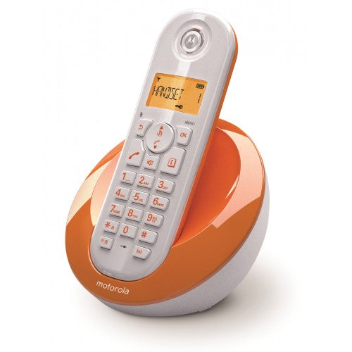 Motorola | C601 | Curve Design Digital Cordless Phone | 2 Year Warranty