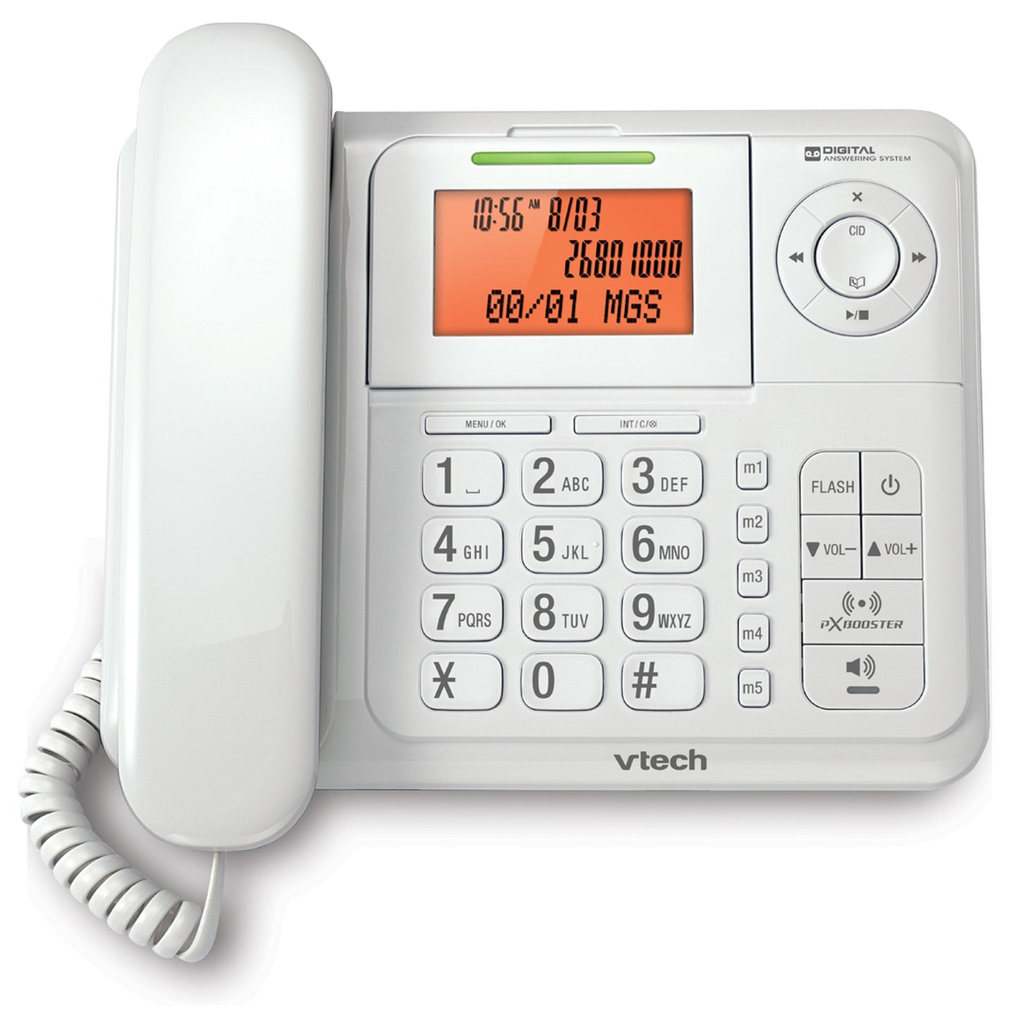 Vtech | CS6147 | Cordless & Corded Combo Phone with Answering System | 2 Years Warranty