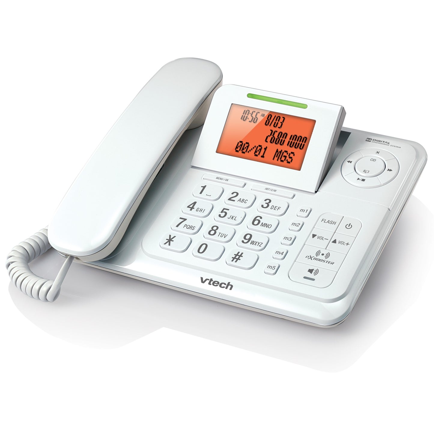 Vtech | CS6147 | Cordless & Corded Combo Phone with Answering System | 2 Years Warranty