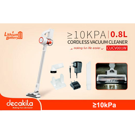 Decakila | CUCV001W | Decalife | Cordless Vacuum Cleaner, ≥10kPa, 140W | 1 Year Warranty