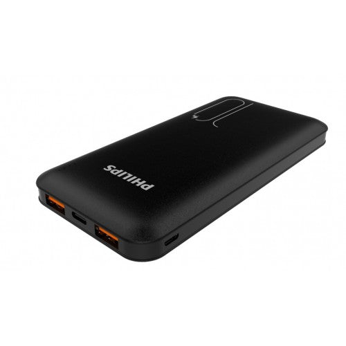 Philips Powerbank | DLP6812CB/00 | 10,000 mAh Li-Polymer USB-C PD + USB-A Quick Charge 3.0 18W + USB-A 2.1A | 1 Year Warranty