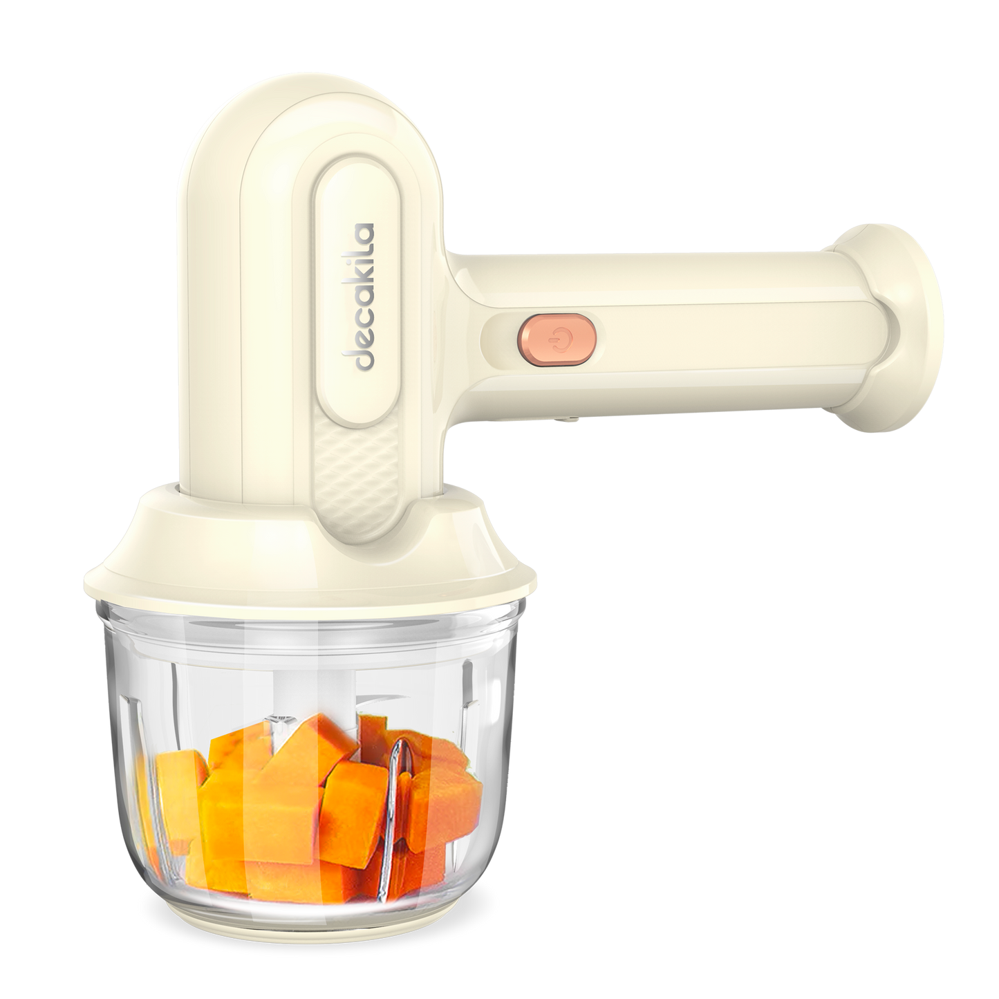 Decakila | KMMX019E | Decadeal| Cordless Hand Mixer with Chopping Bowl, 25W, 3-speeds with speed control | 1 Year Warranty