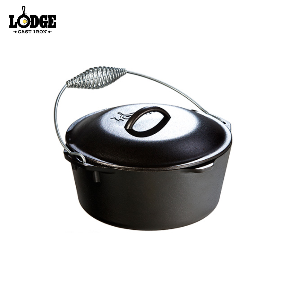 Lodge | L8DO3 | 26 cm Seasoned Cast Iron Dutch Oven With Bail Handle