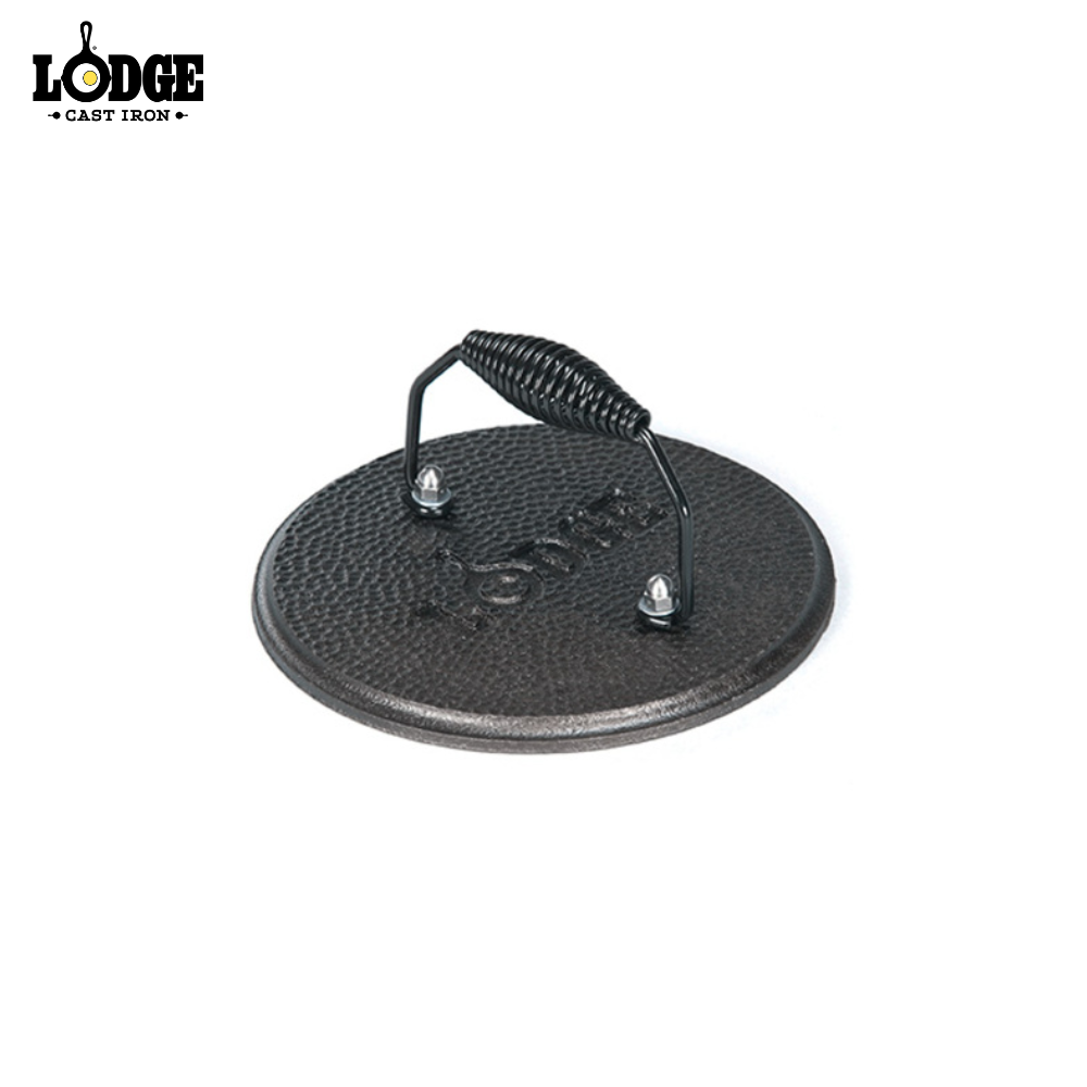 Lodge | LGPR3 | 7.5" Round Cast Iron Grill Press