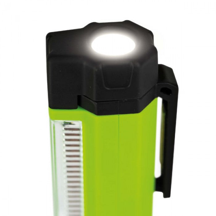 Luceco | LILT15T65 | LED Rechargeable Tilting Mini Inspection Torch, Green | 1 Year Warranty