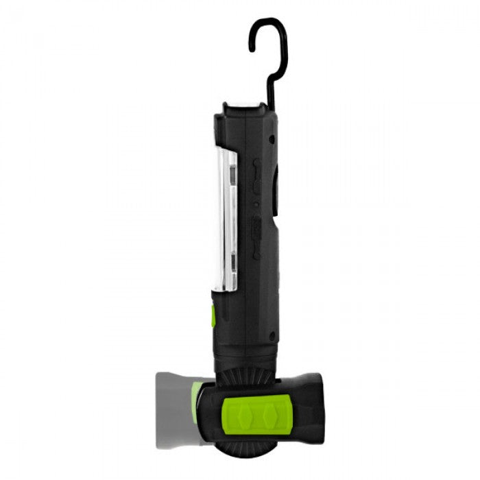 Luceco | LILT30R65 | LED Rechargeable Swivel Torch, 3W, Green | 1 Year Warranty