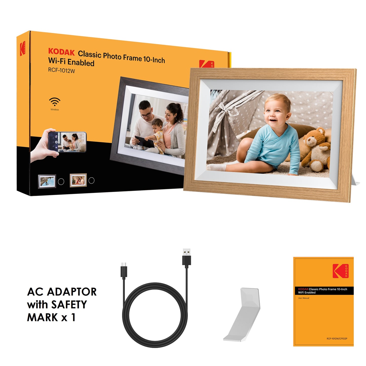 Kodak | RCF-1012W | 10 Inch Digital Picture Frame | 1 Year Warranty