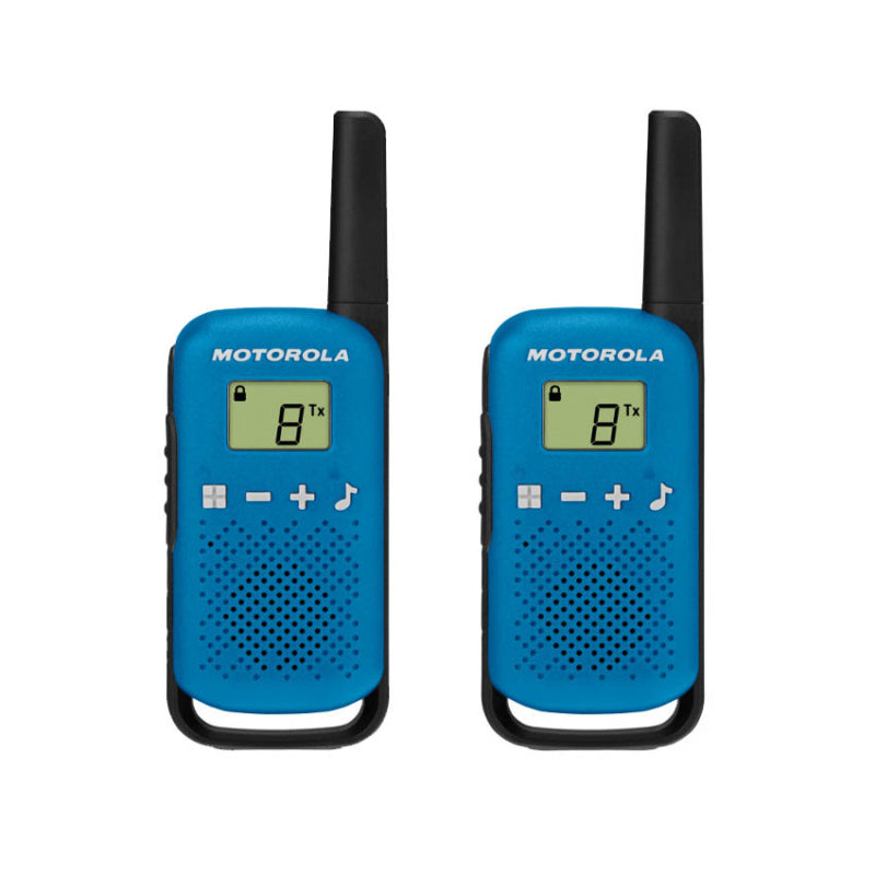 Motorola Solutions | T42 | Talkabout T42 Walkie Talkie -4KM, Blue | 1 Year Warranty