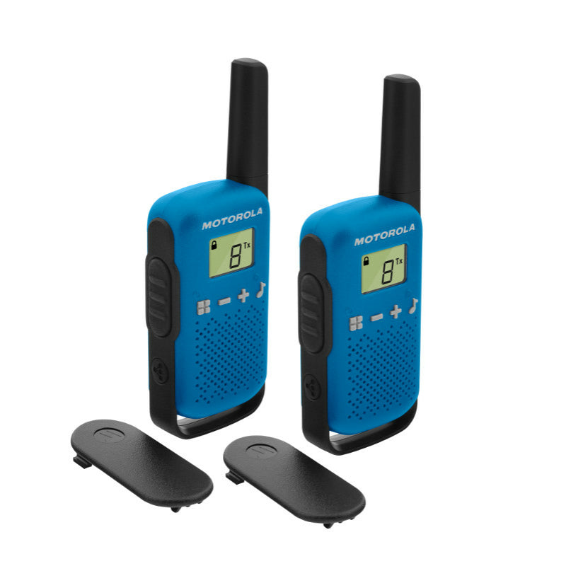 Motorola Solutions | T42 | Talkabout T42 Walkie Talkie -4KM, Blue | 1 Year Warranty