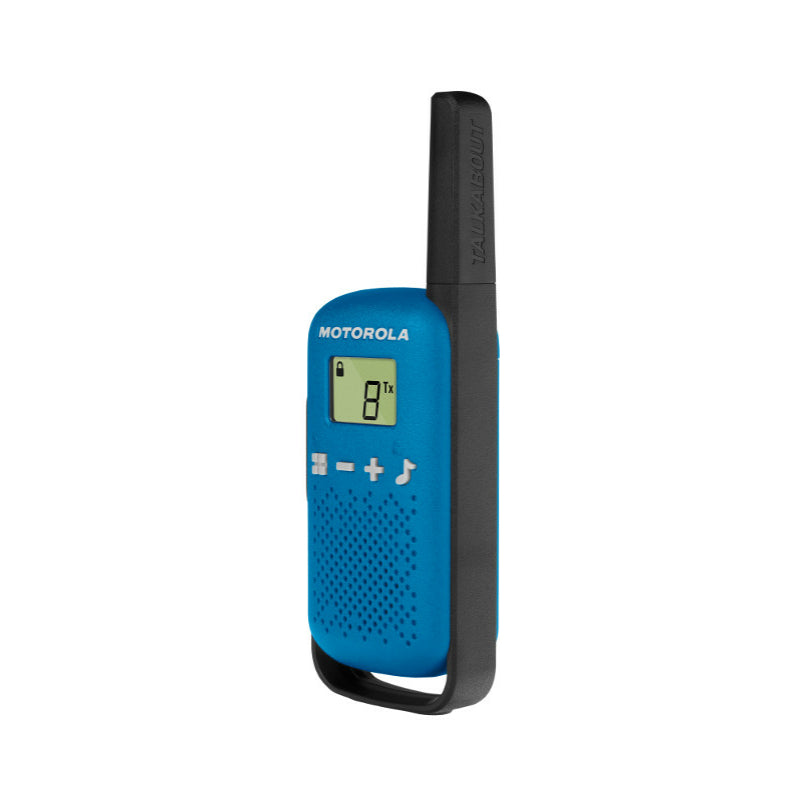 Motorola Solutions | T42 | Talkabout T42 Walkie Talkie -4KM, Blue | 1 Year Warranty