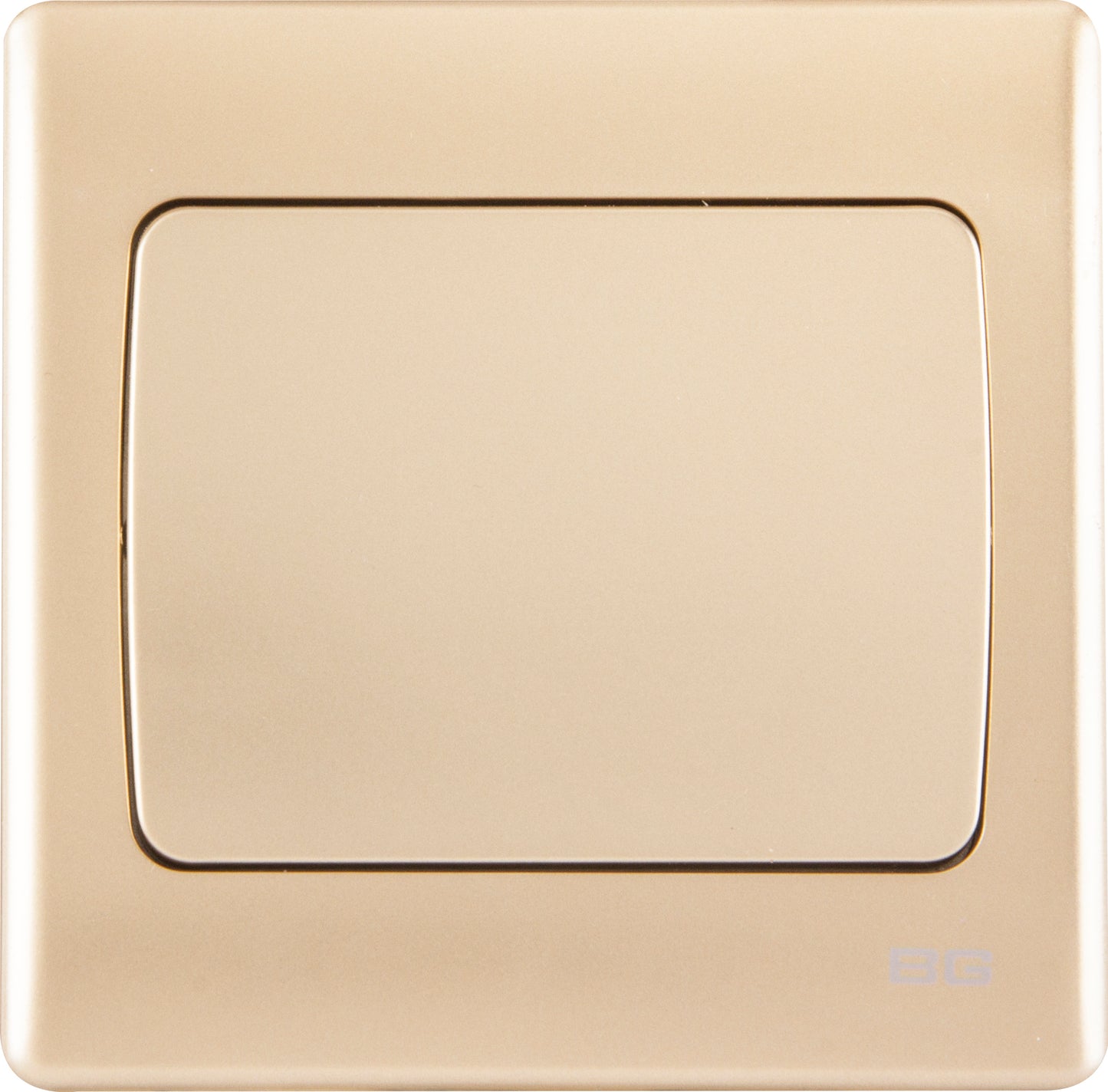 British General | PCCH12W | Neo Slimline 1 Mega Rocker 2-Way Switches, Champagne | 25 Years Warranty