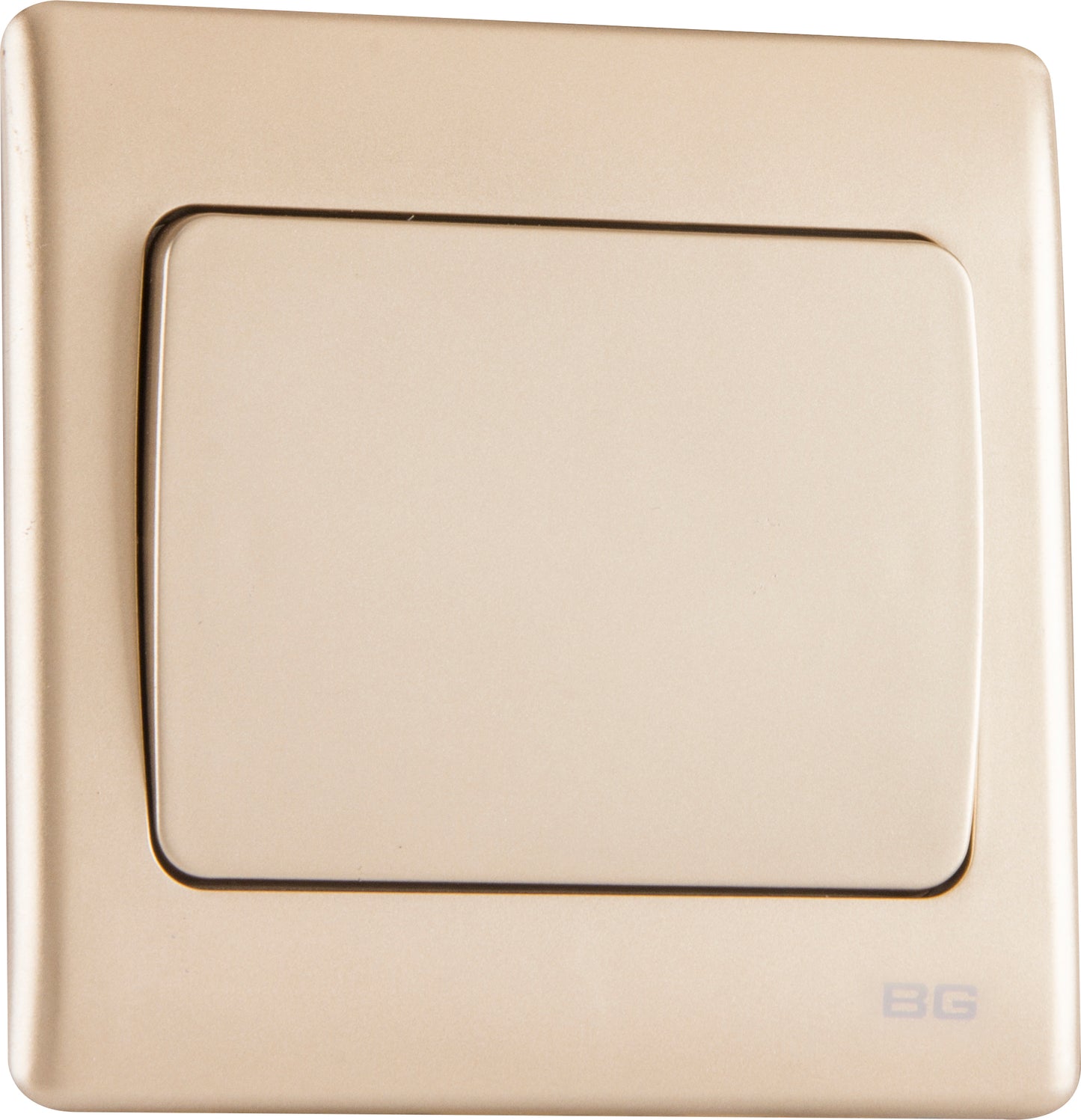 British General | PCCH12W | Neo Slimline 1 Mega Rocker 2-Way Switches, Champagne | 25 Years Warranty