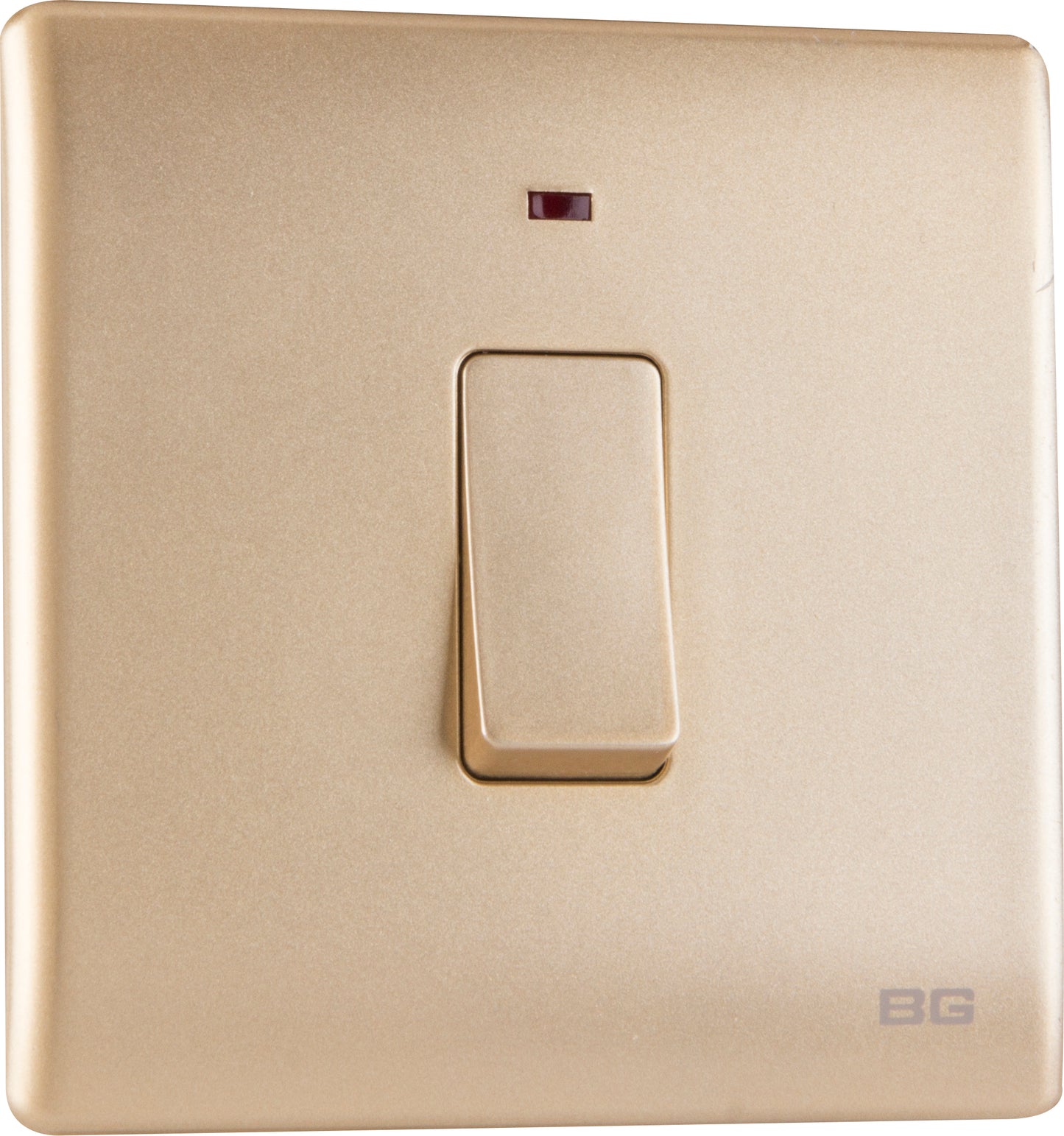 British General | PCCH31 | Neo Slimline 20Amp Double Pole Switch with LED, Champagne | 25 Years Warranty