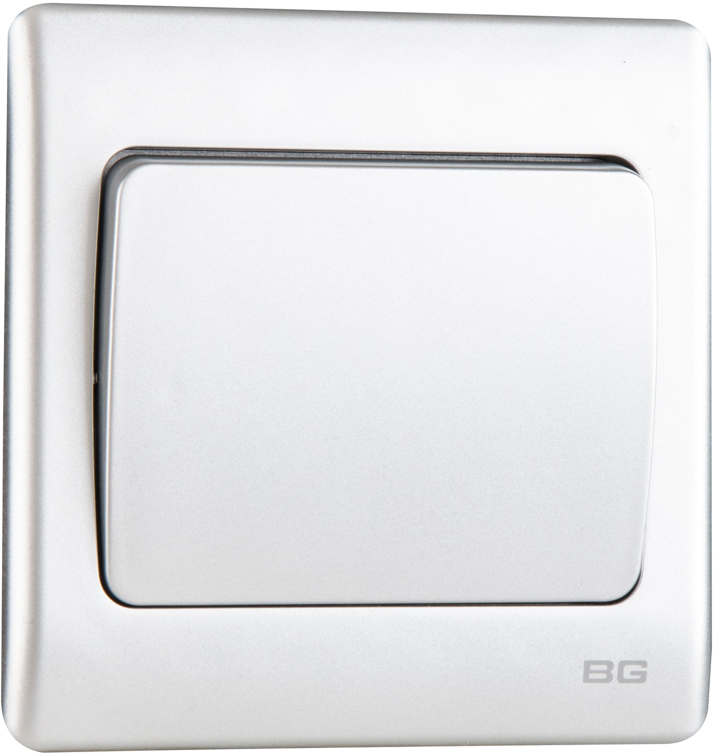 British General | PCSL11W | Neo Slimline 1 Mega Rocker 1-Way Switches, Silver | 25 Years Warranty