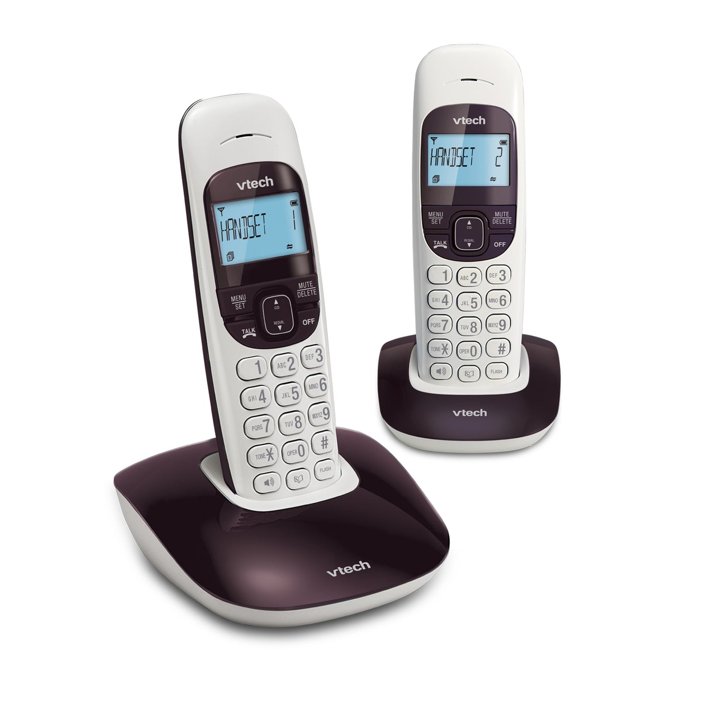 Vtech | VT1301-2 | Twin Phone with Caller ID | 2 Years Warranty