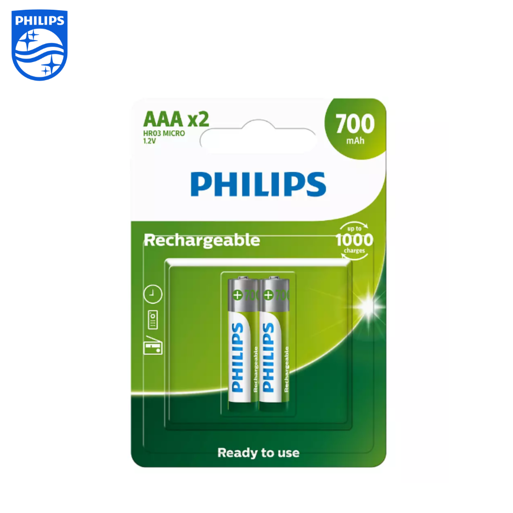 Philips | R03B2RTU70/40 | Multilife NiMH Rechargeable Battery |