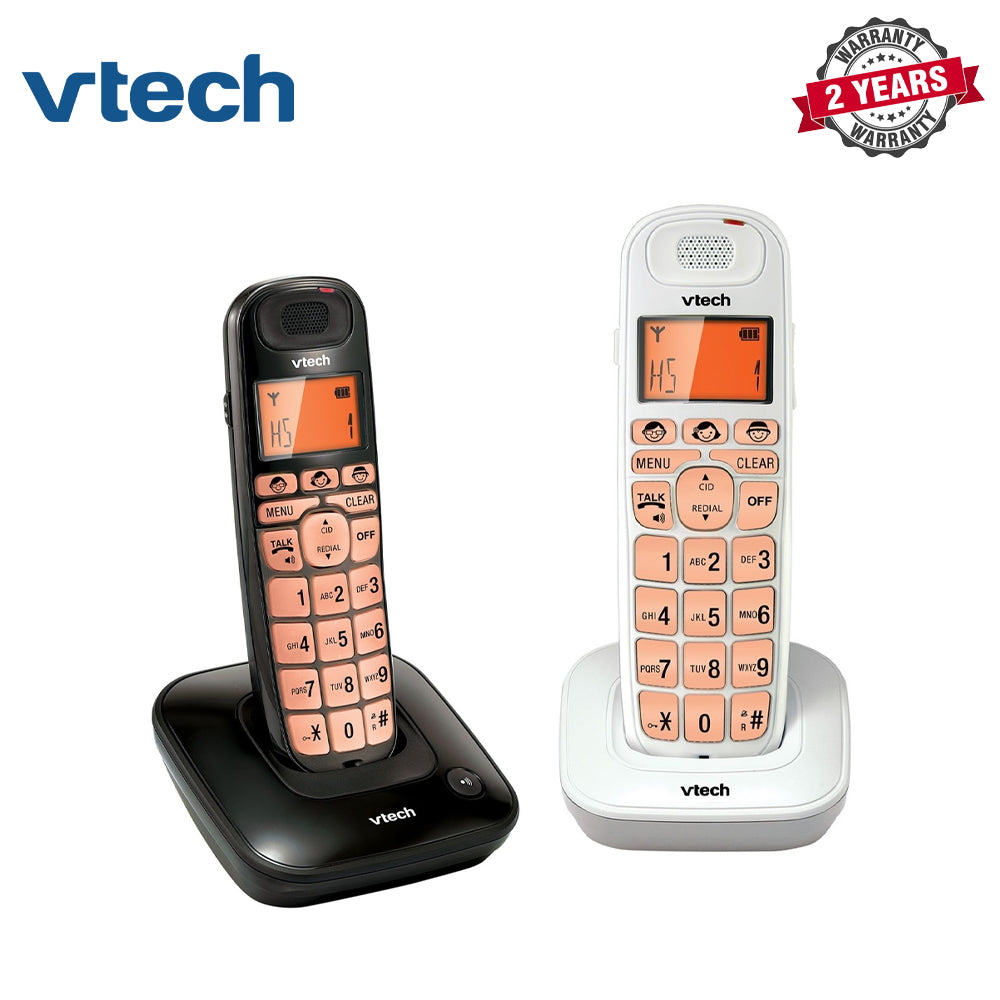 Vtech VT1091-2 | Digital Cordless Phone Set | 2 Years Warranty