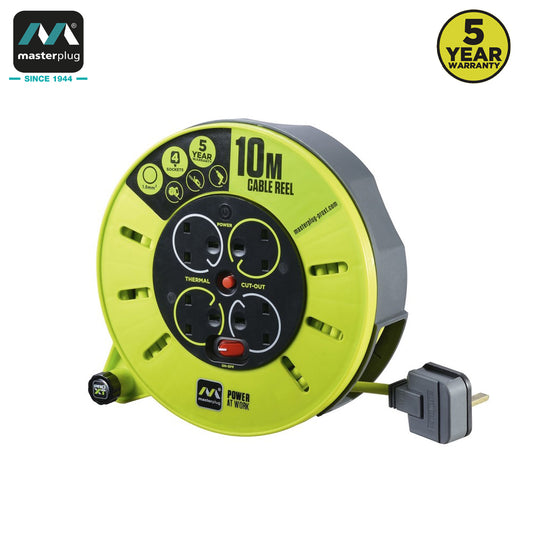 Masterplug | CMU10134SL-PX | Pro-XT Cassette Reel, 10meter | 5 Years Warranty