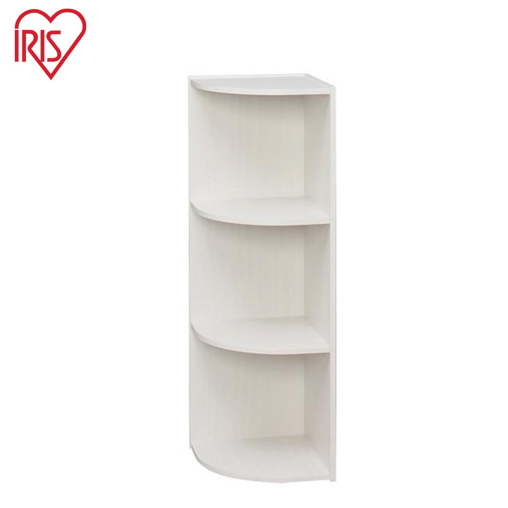 Iris Ohyama | CX-3C | [Corner Type] Color Box 3-Tier, Off White | No-Warranty