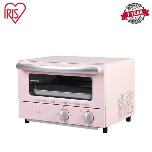 Iris Ohyama | EOT-R021 | Ricopa Multifunctional Mini Baking Oven, Pink | 1 Year Warranty