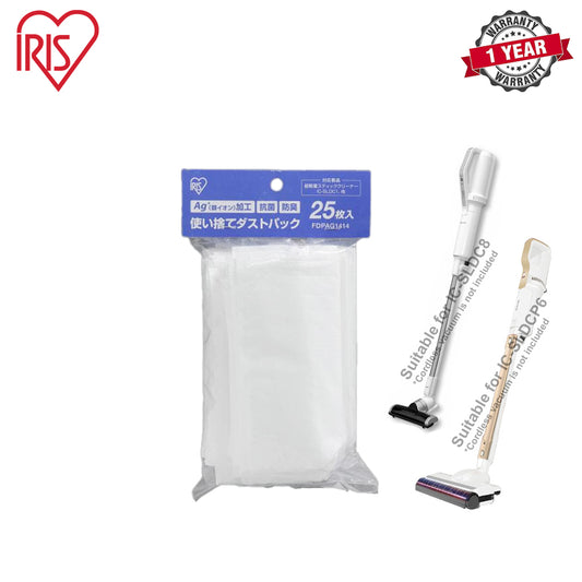 Iris Ohyama | FDPAG1414 | Vacuum Cleaner Disposable Dust Pack | No Warranty