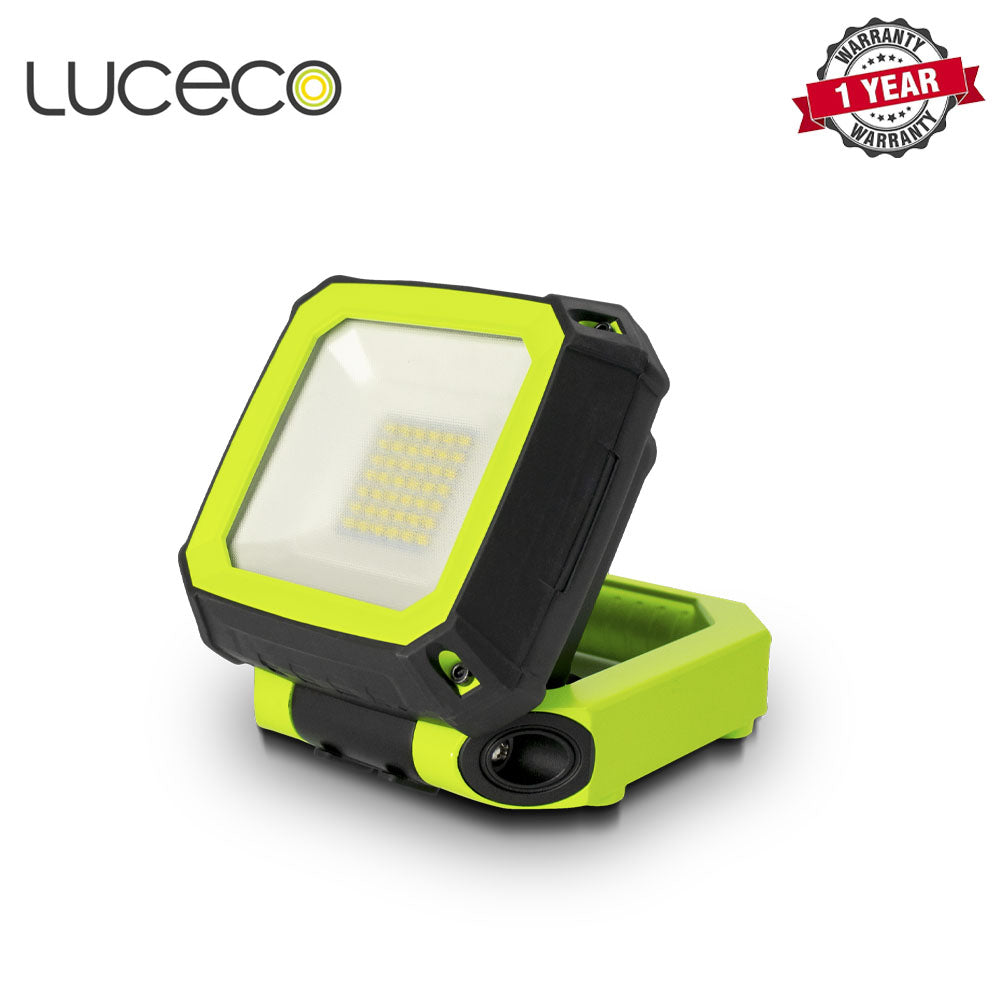 Luceco | LWR7G65 | LED Compact Rechargeable Magnetic Work Light 7.5W, Green | 1 Year Warranty