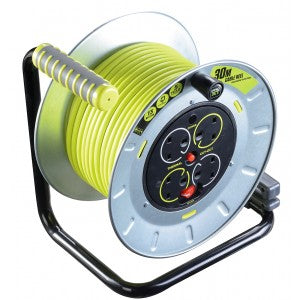 Masterplug | OTMU30134SL-PXA | Pro-XT Heavy Duty Metal Open Reel, 30m | 5 Years Warranty